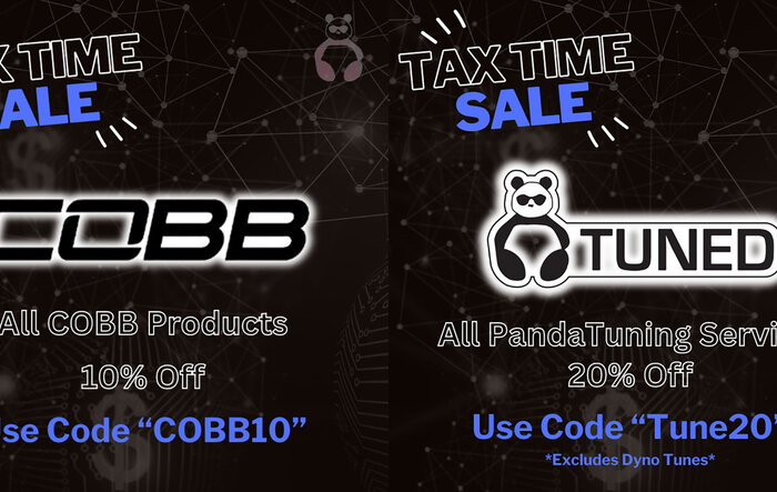 Use your Tax Return to GO FAST! 🛻💨 COBB & PandaTuning on Sale!