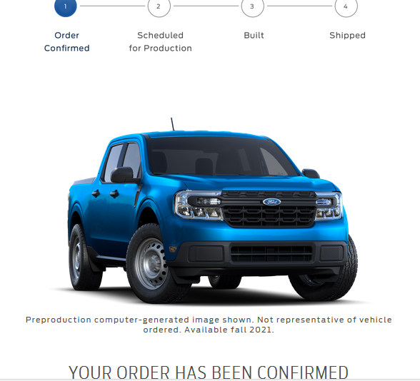 Ford Maverick Maverick Lead to Order Program: have dealer verify you to expedite your retail order 1634961333315