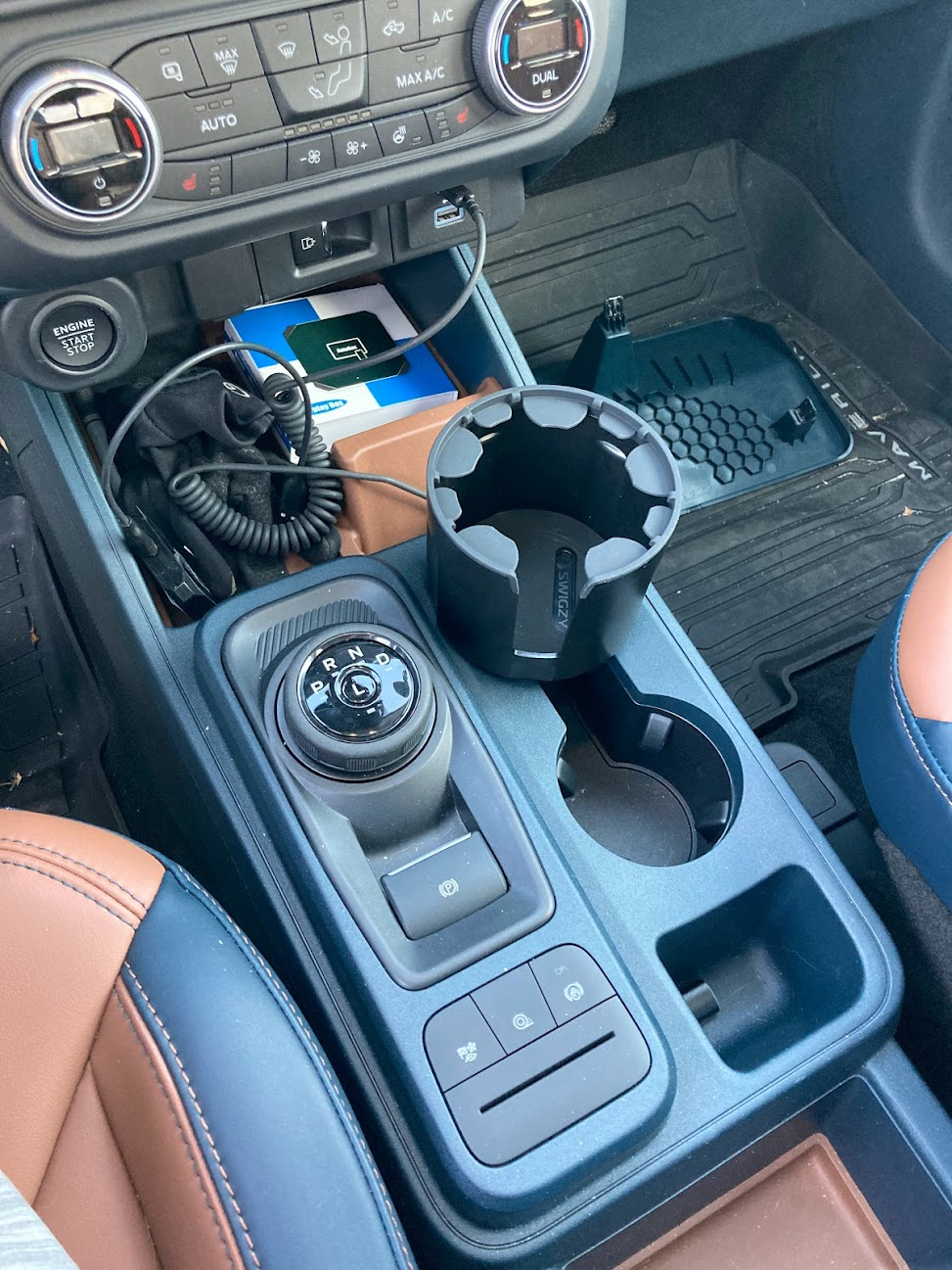 Swigzy Cup Holder Expander (pic of it in a Maverick)  MaverickTruckClub -  2022+ Ford Maverick Pickup Forum, News, Owners, Discussions