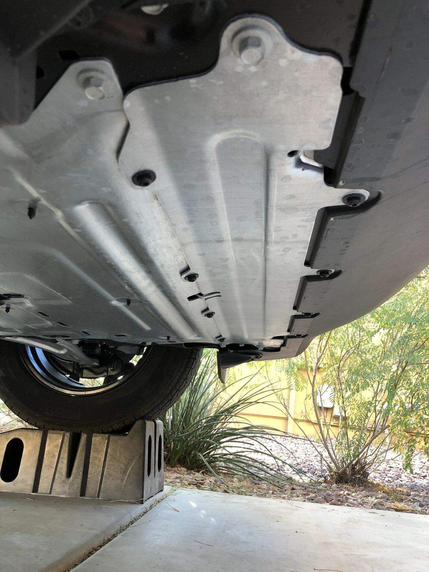 Ford Maverick PSA: oil change on FX4 Maverick requires skid plate panels removal {filename}