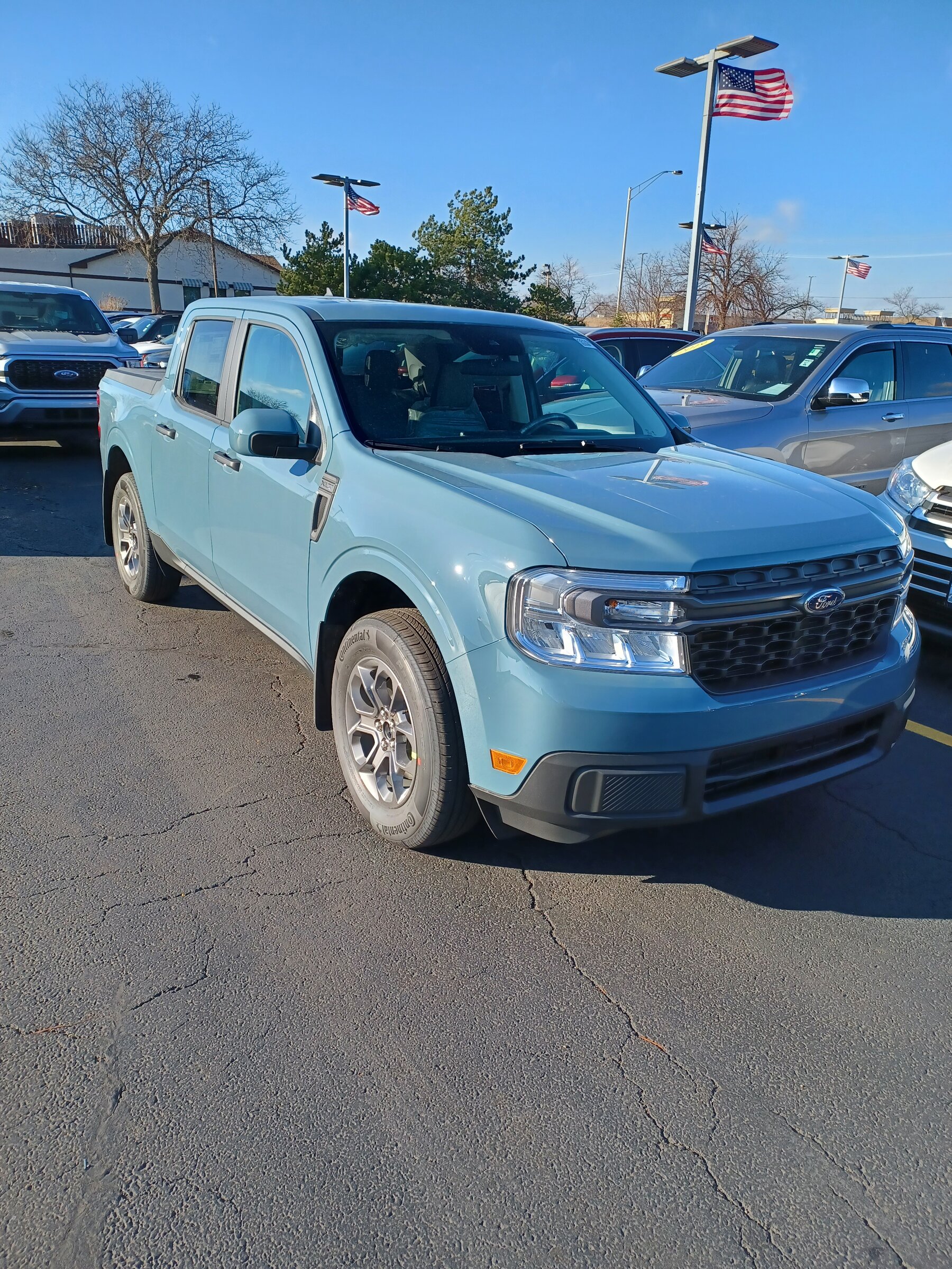 Ford Maverick Picked up my Velocity Blue XL Hybrid last night! 20211216_132905