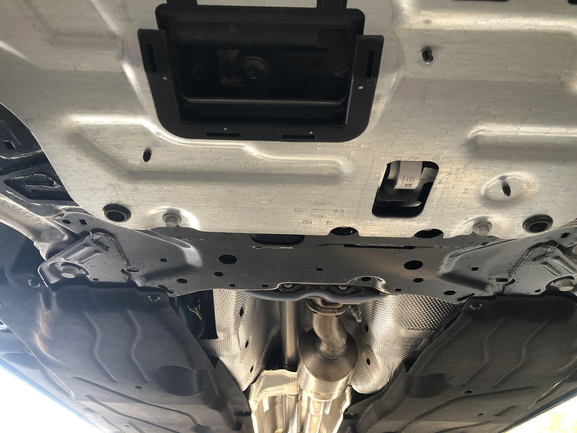 Ford Maverick PSA: oil change on FX4 Maverick requires skid plate panels removal {filename}