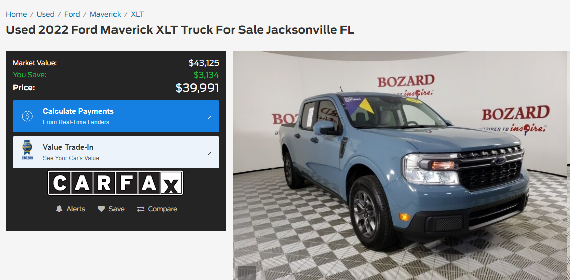 Ford Maverick FL Dealers Charging More Than MSRP and Those That Aren’t buzzard.PNG