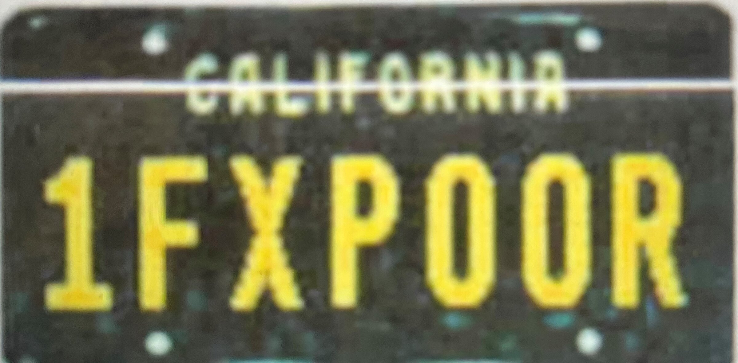 Ford Maverick Loved the name "FX POOR" so I ordered the personalized license plate!🤣 IMG-0358