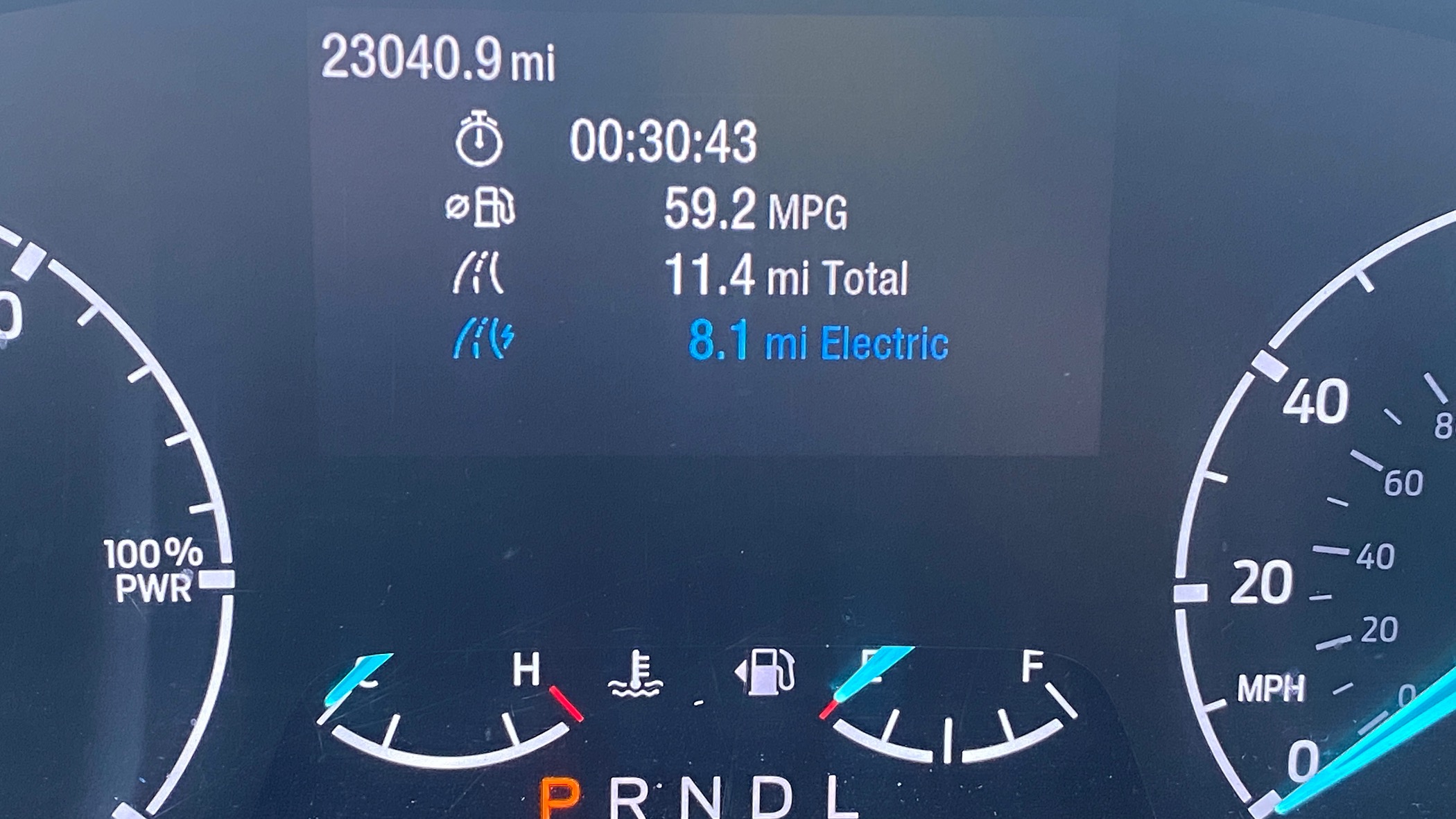 Ford Maverick 840 Miles • 1 Tank Fuel • Hybrid Maverick IMG_0155