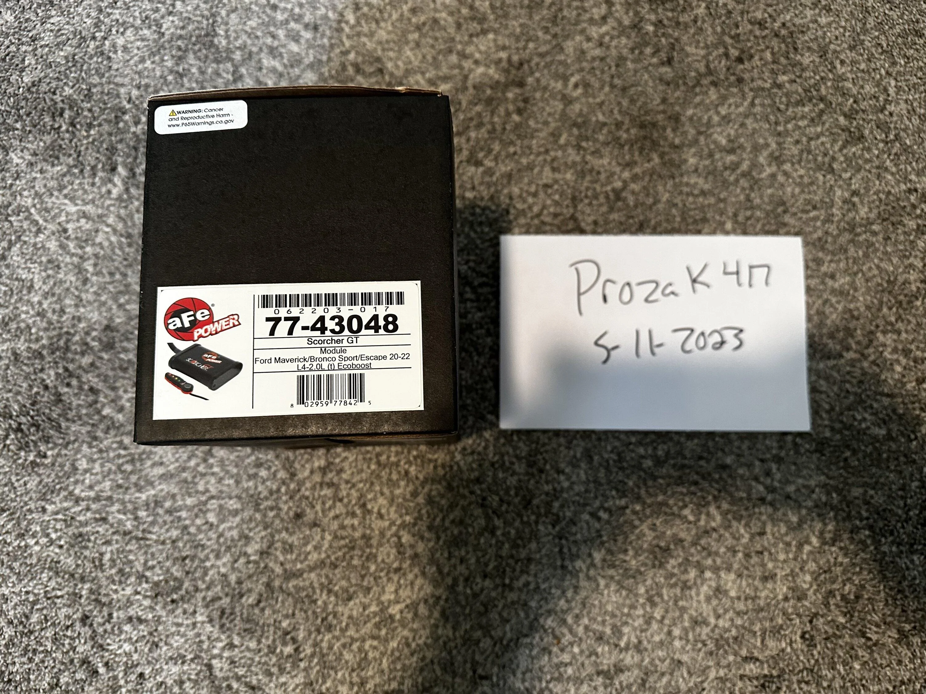 AFE Scorcher GT Power Module 2021-2025 Ford Bronco / 2019-2025 Ford Ranger L4-2.3L (t) EcoBoost