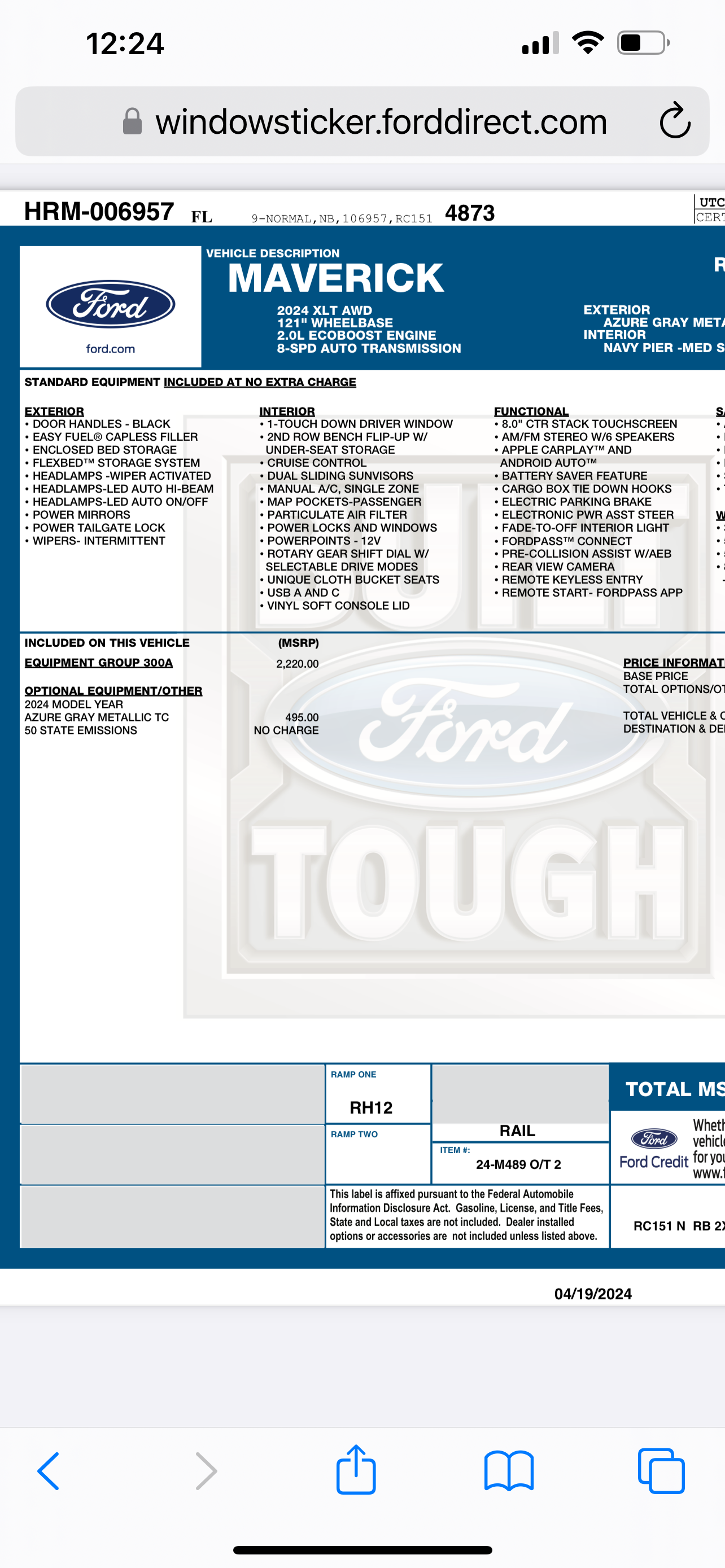 Ford Maverick Confused xlt IMG_6900