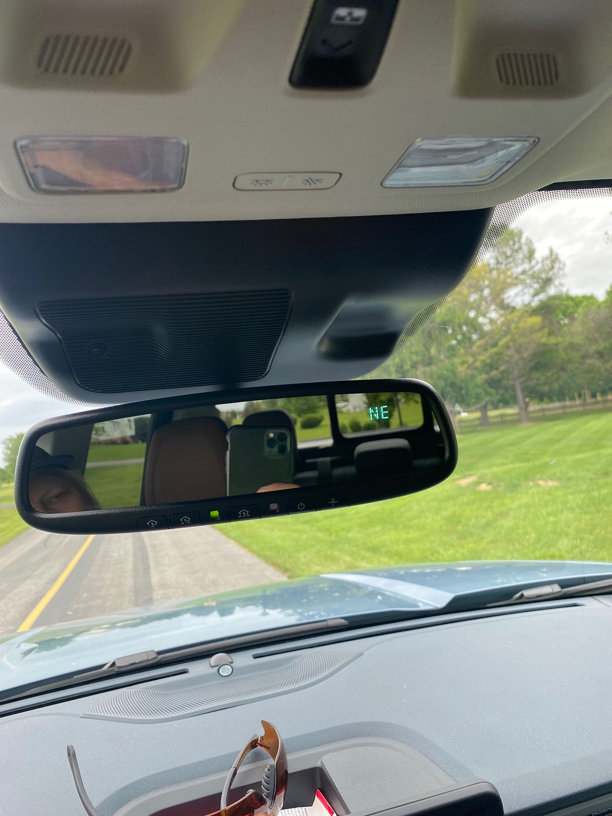 Ford Maverick Kia Homelink mirror installed IMG_8216