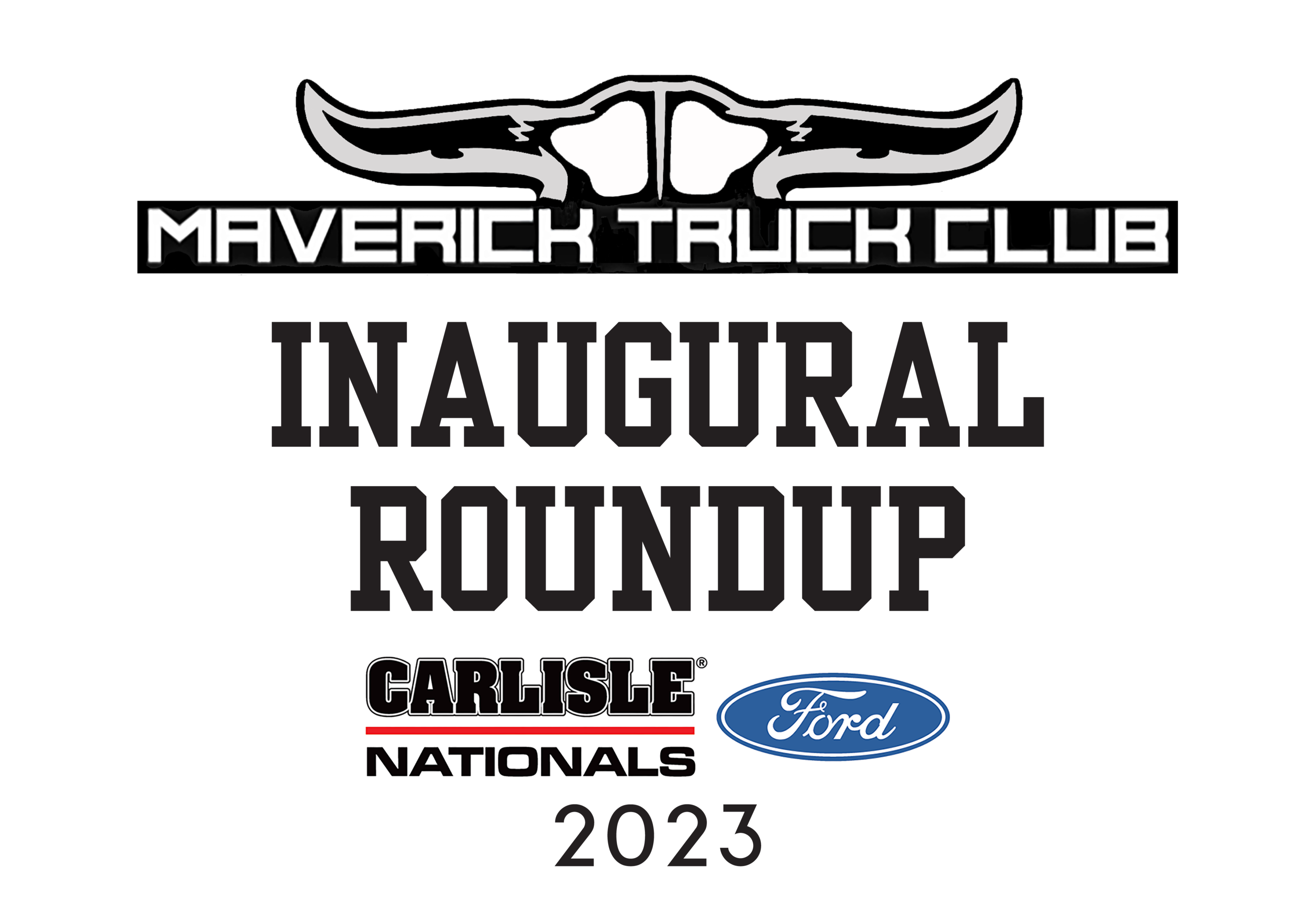 Ford Maverick Maverick Truck Club at CARLISLE FORD NATIONALS • June 2-4, 2023 • Sign Up Online! mtc-shirtbackdesignall-v1