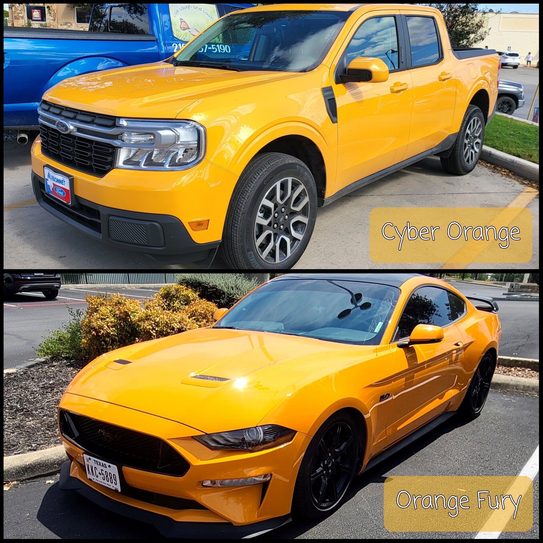 Ford Maverick Cyber Orange is essentially Orange Fury PhotoGrid_1634675152347