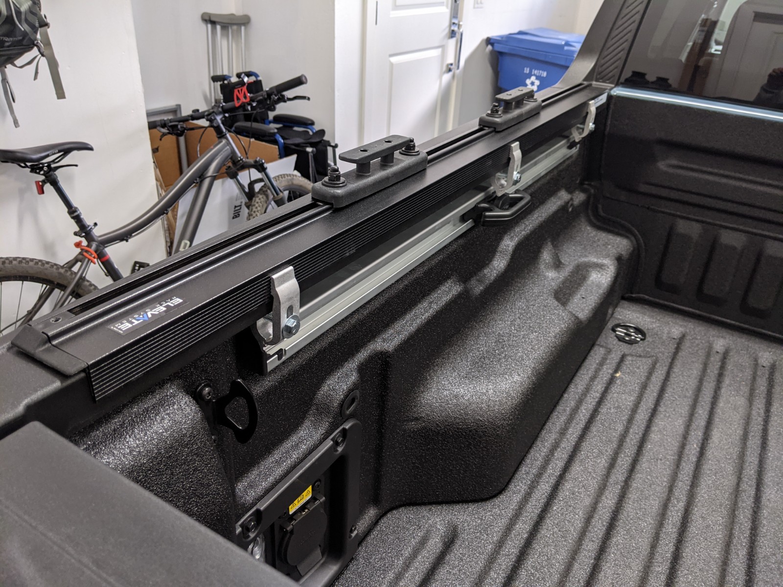 Ford Maverick Truxedo Elevated TS Rail Installed with XLT Lux Bed Rail PXL_20211027_190517388