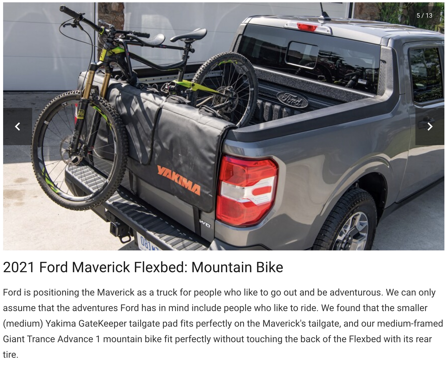 Ford Maverick Hauling tests: Maverick bed capacity: 37" tires, ladder, bikes, sleeping bag, coolers, plywood / drywall, ATV, etc Screen Shot 2021-10-09 at 6.49.09 PM