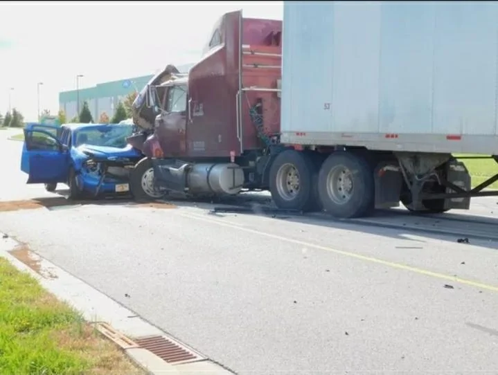 Ford Maverick Maverick vs Semi Head-On Collision = PSA: Don’t Drink and Drive! mav semi
