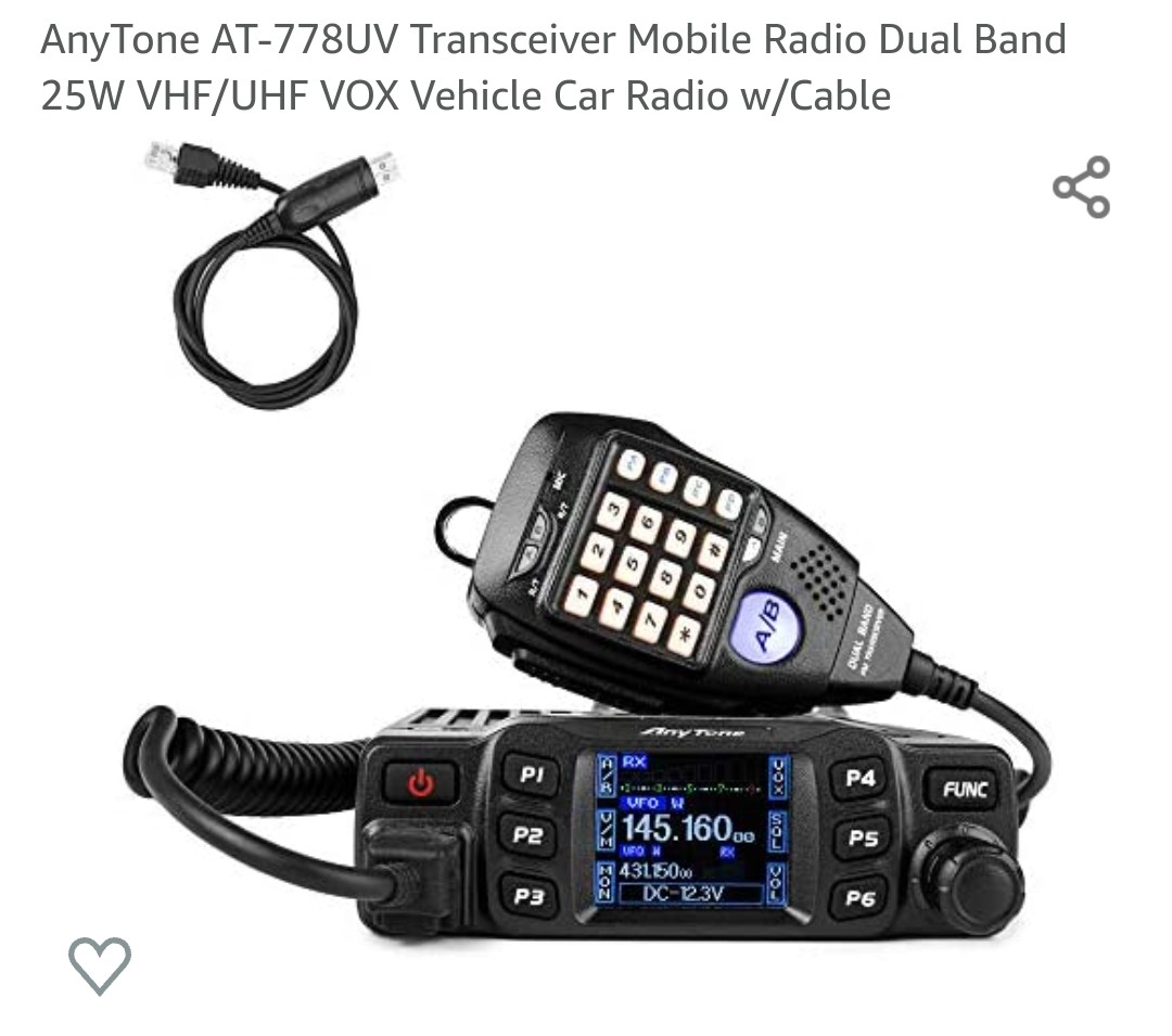 Ford Maverick Mobile HAM radio installed - Writeup & DIY Screenshot_20211226-205920_Amazon Shoppin