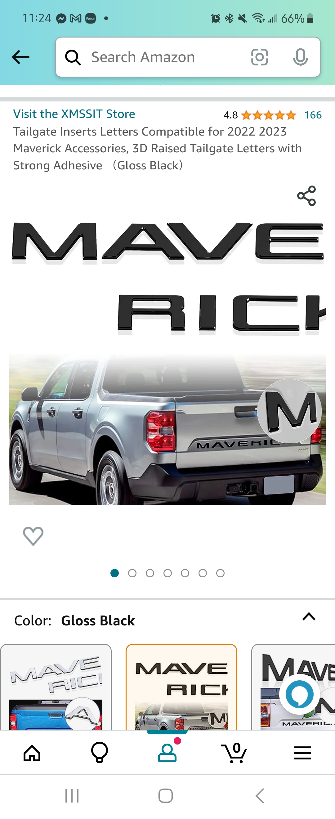 Ford Maverick Showing off my Mav decal Screenshot_20230729_112458_Amazon Shoppin