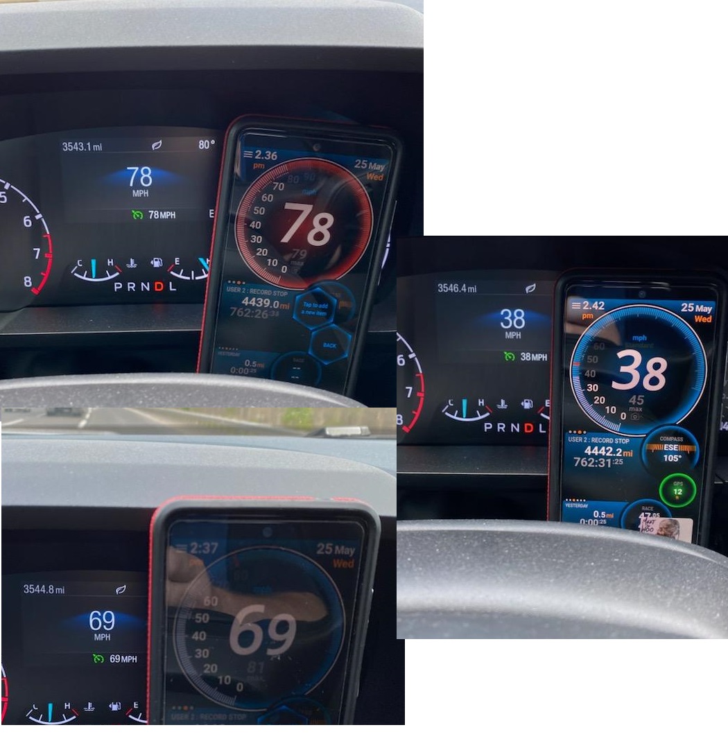 Aftermarket tires: speedo calibration non-issue, very interesting info and  GPS pictures | MaverickTruckClub - 2022+ Ford Maverick Pickup Forum, News,  Owners, Discussions