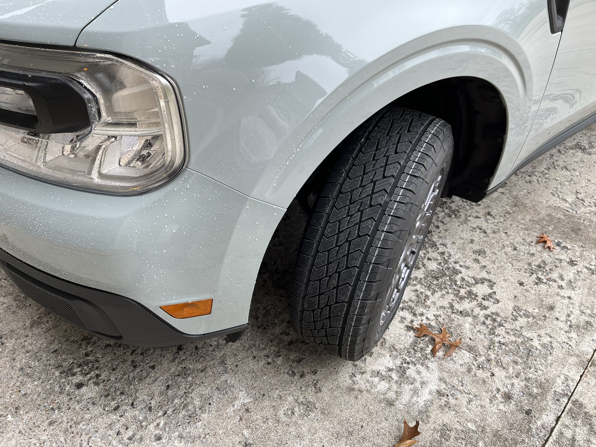 Ford Maverick Upgraded Wheels/Tires (cactus gray XL truck) T1