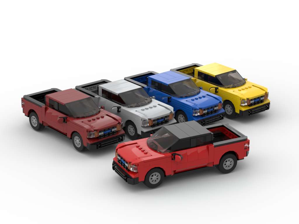Ford Maverick LEGO MAVERICK MOC Build vehicle_ford_maverick_all_002c