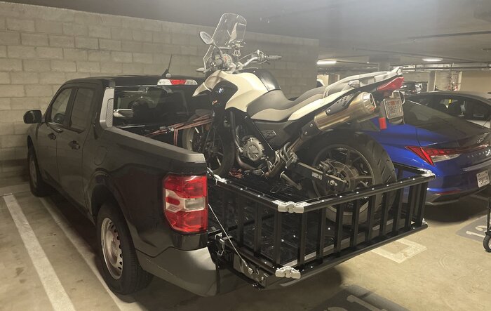 Motorcycle Ramp / Bed Extender - "Compact Ready Ramp"