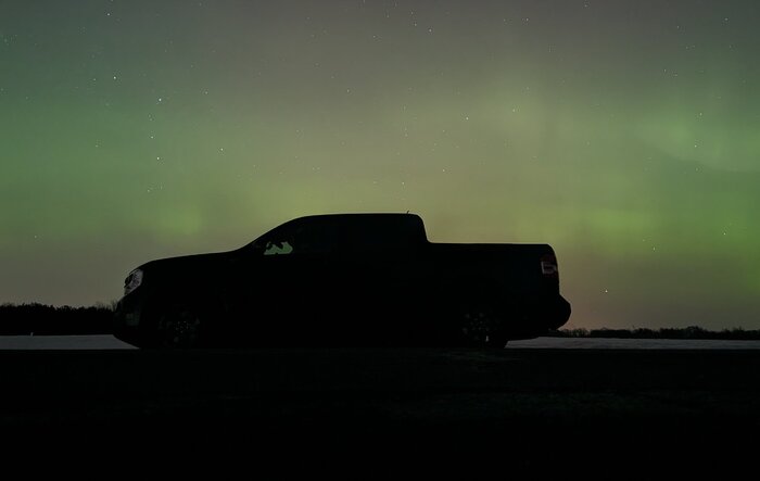 Watching the Northern Lights with my Maverick 🌒