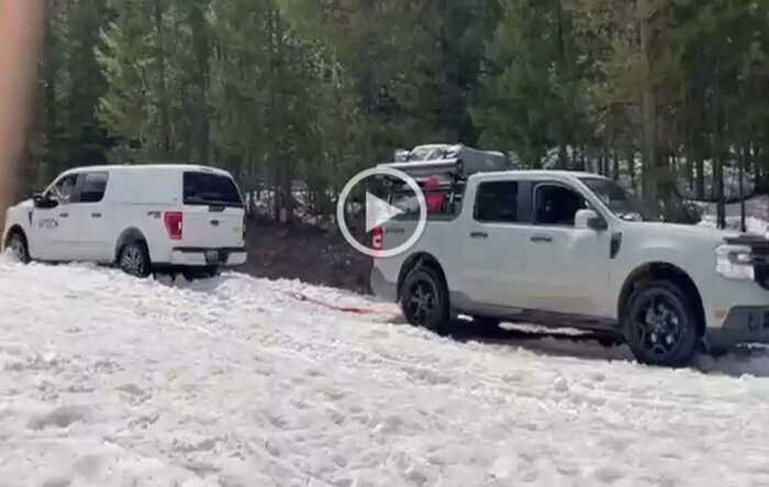 FX4 Maverick to the rescue! (x2) recoveries in the snowy mountains of Utah