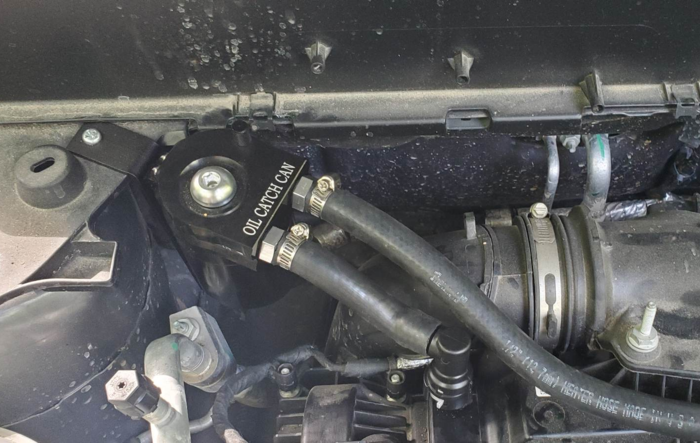 Cheap $30 Oil Catch Can Finally Installed! Looks perfect!