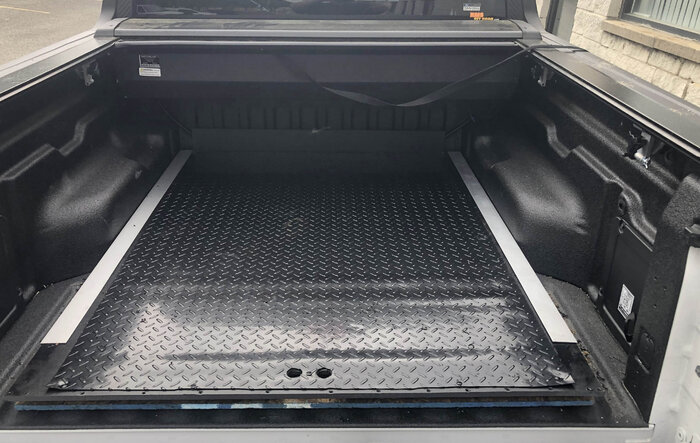 DIY bed slide using conveyer rollers