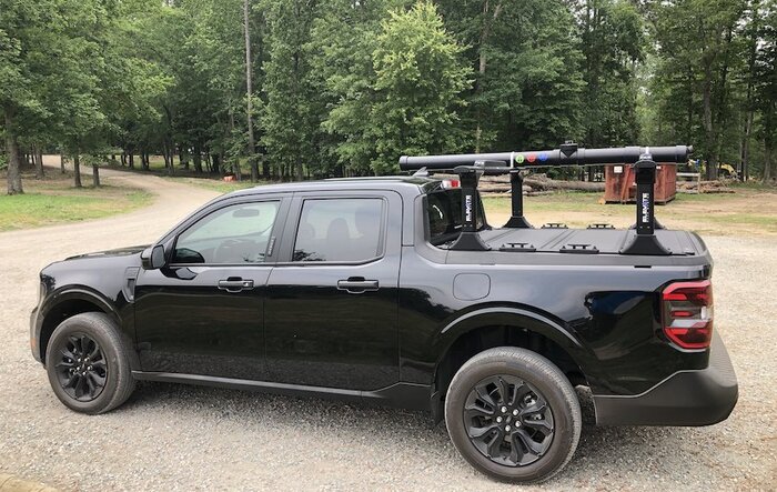 Elevate Bed Racks and Bakflip Tonneau Cover Installed