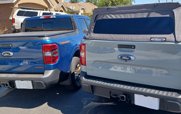 Folding Softopper camper shell installed on my Maverick