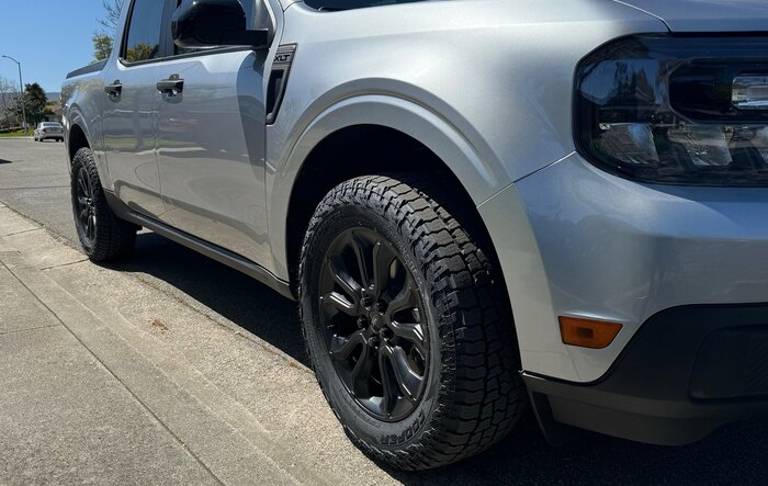 245/60R18 Cooper Discoverer Road+Trail AT tires installed