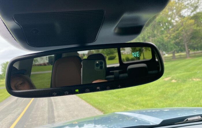 Kia Homelink mirror installed