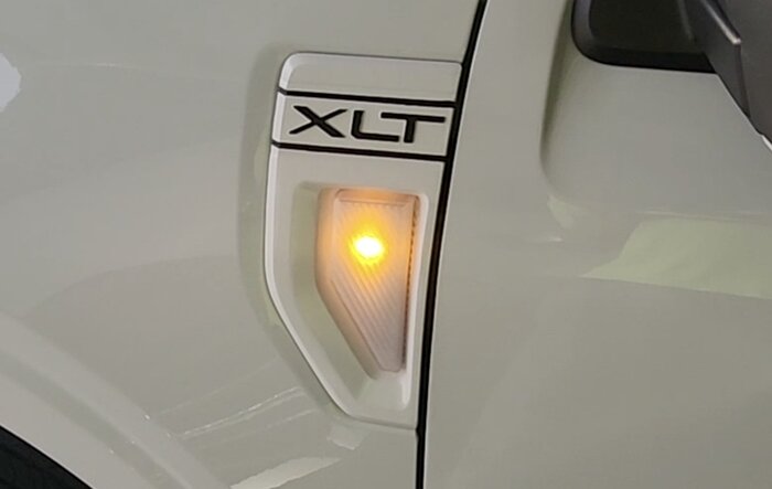 My fender indent blinker light / turn signal custom DIY mod.