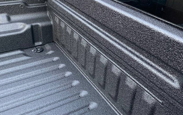 Had my new 2024 Maverick bed Line-X sprayed today!