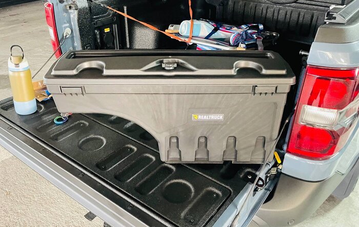 Realtruck swing case toolbox installed - easy to install if you use caution! How-to DIY video