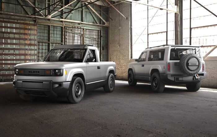 SLATE Truck Debut! Convertible From Pickup to SUV. Priced Under $20K With Federal Incentive