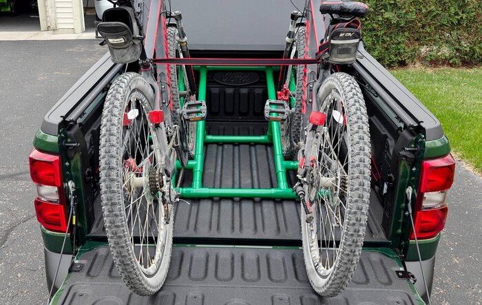 PVC bike rack