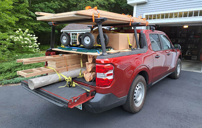 Maverick goes (hauling) to the Fair