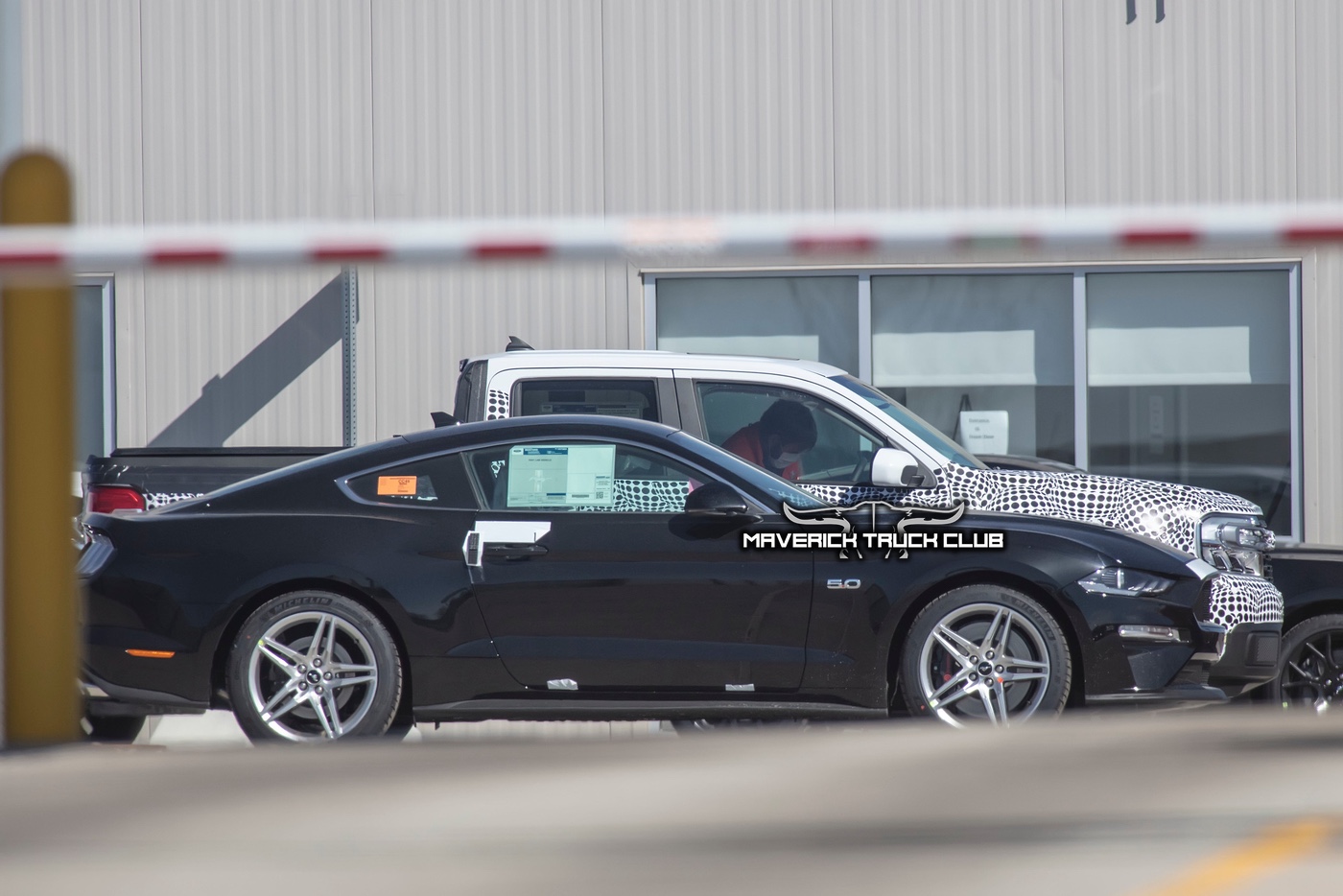 Spied 2022 Maverick Truck Vs Ford Mustang Size Comparison