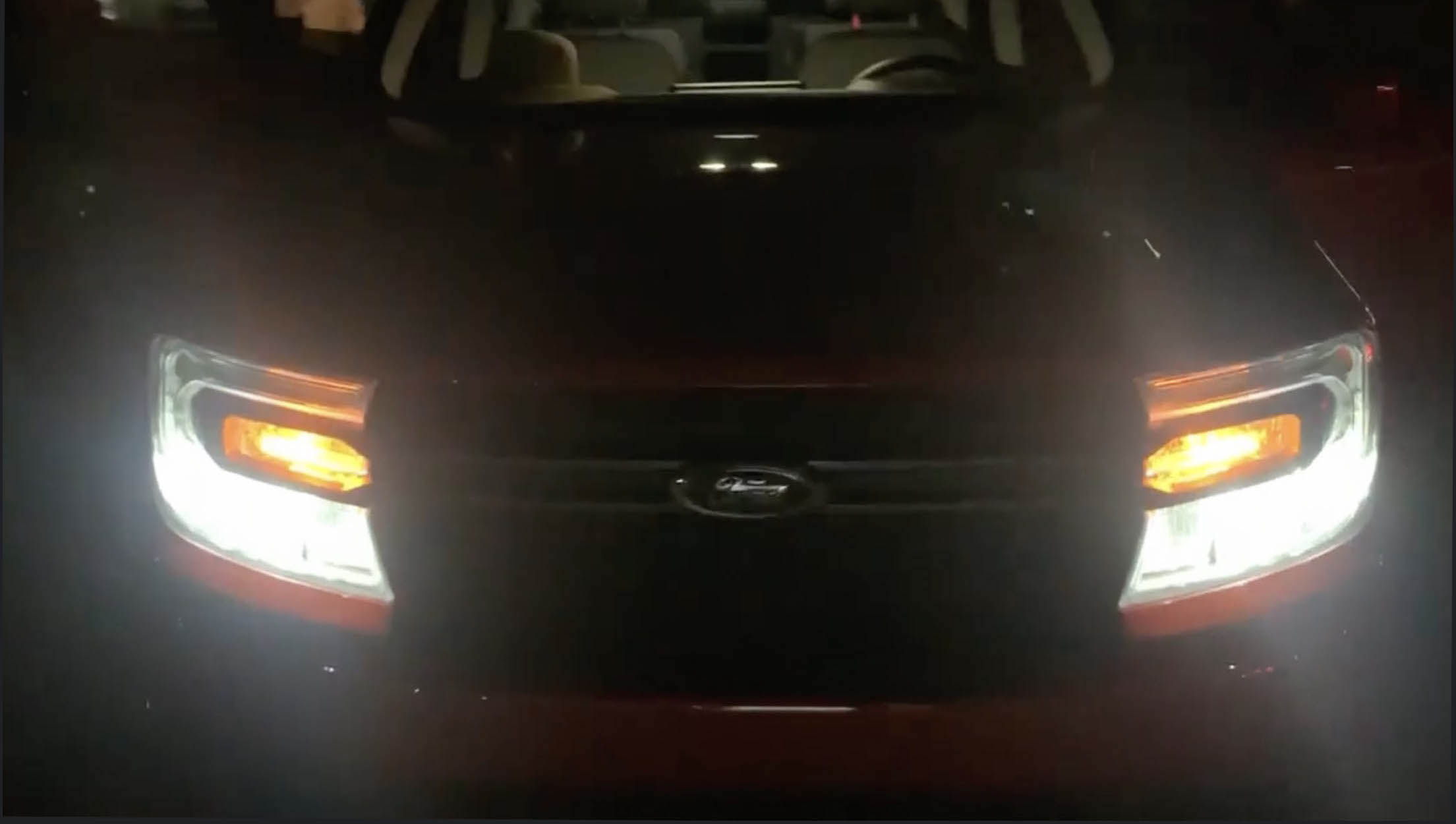 First Look 2022 Maverick lights at night bed lights, headlights