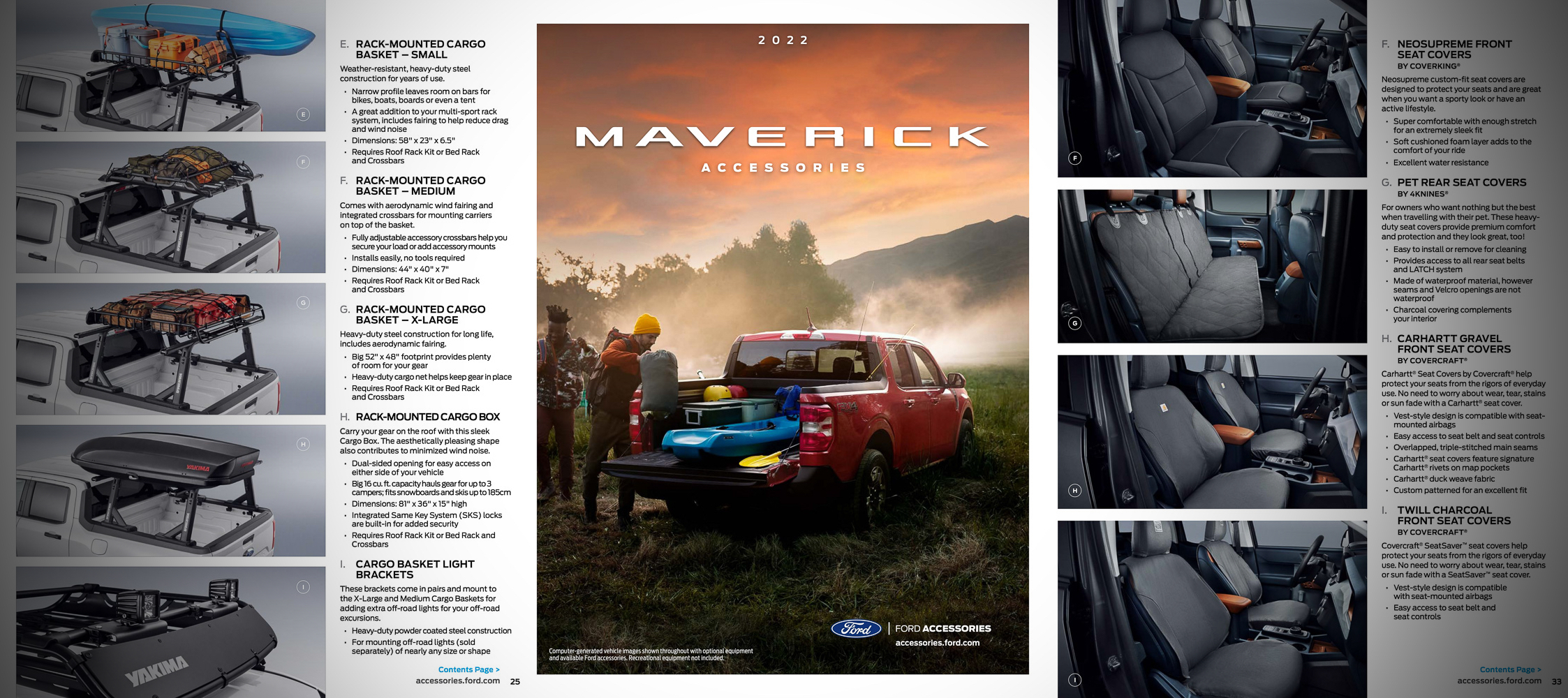 2022 Ford Maverick Accessories Guide 2022+ Ford