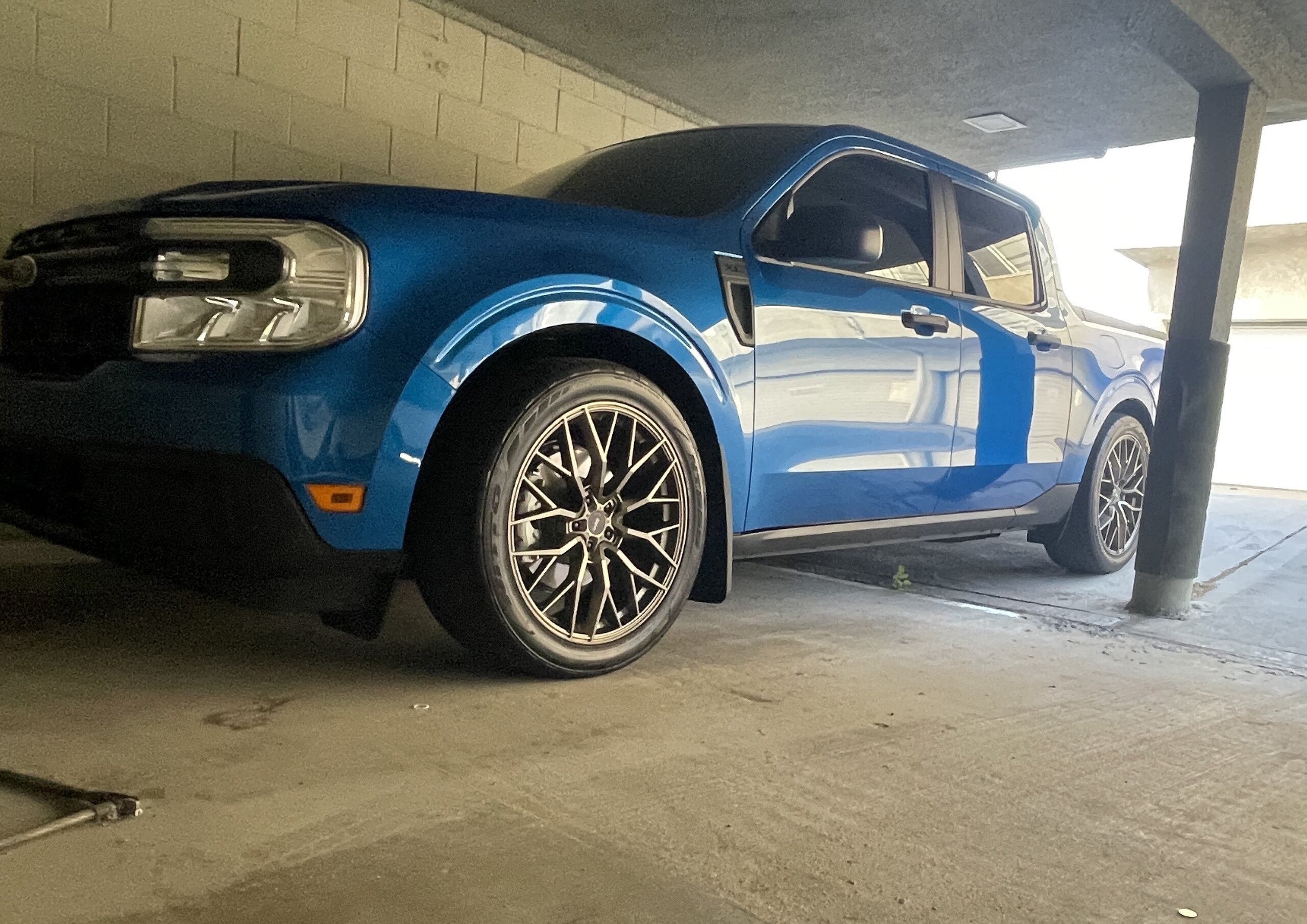 Eibach lowering springs installed on my Maverick Hybrid