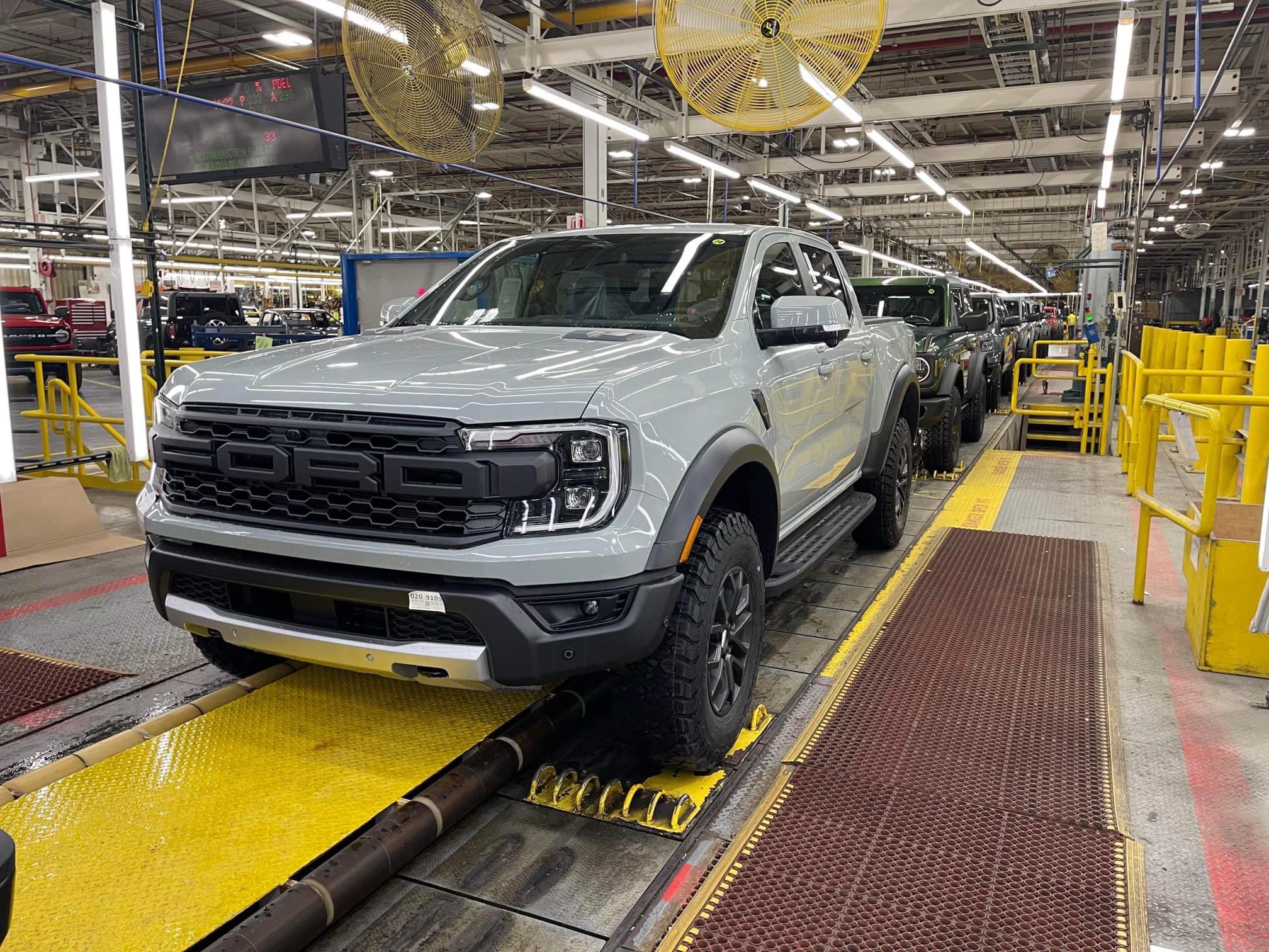 2024 Ranger Raptor first sighting on production line at MAP factory