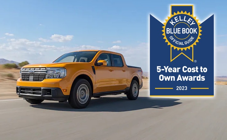 Maverick truck showcasing lowest 5-year cost to own award