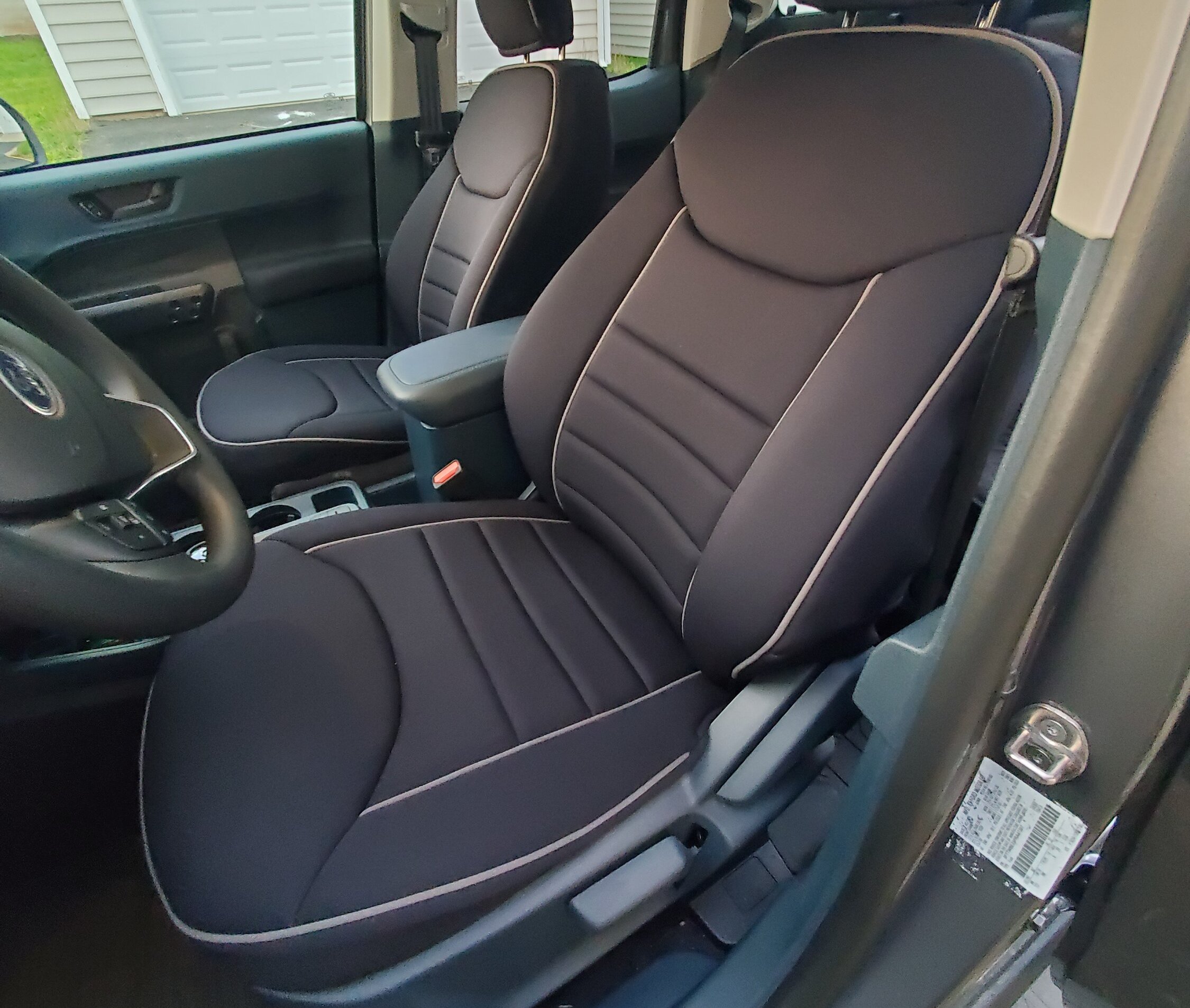 Installed Wet Okole seat covers 2022+ Ford